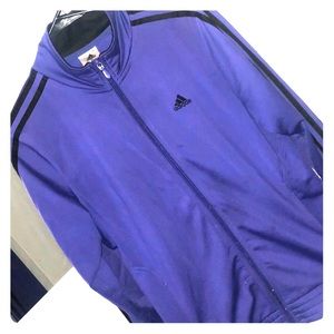 PURPLE AND BLACK TIRO TRACK JACKET